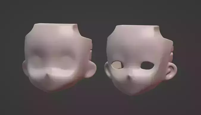 Nendoroid Custom faceplate for OB22 3D print model