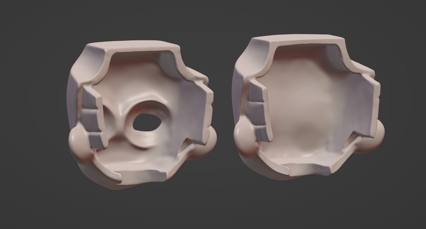 Nendoroid Custom faceplate for OB22 3D print model_1