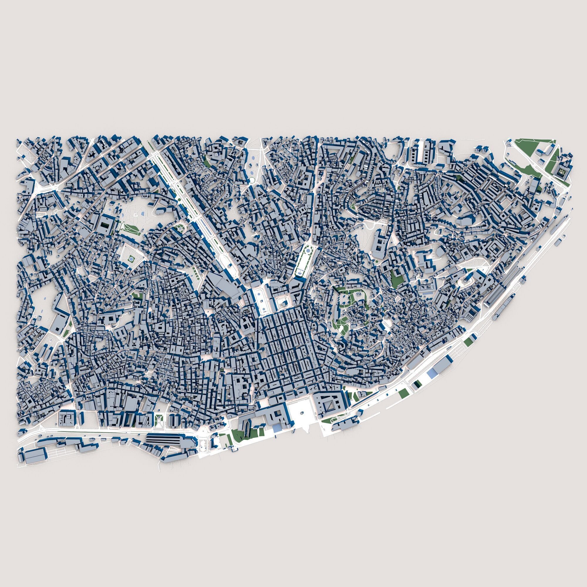 Lisbon City Portugal 3D model_1