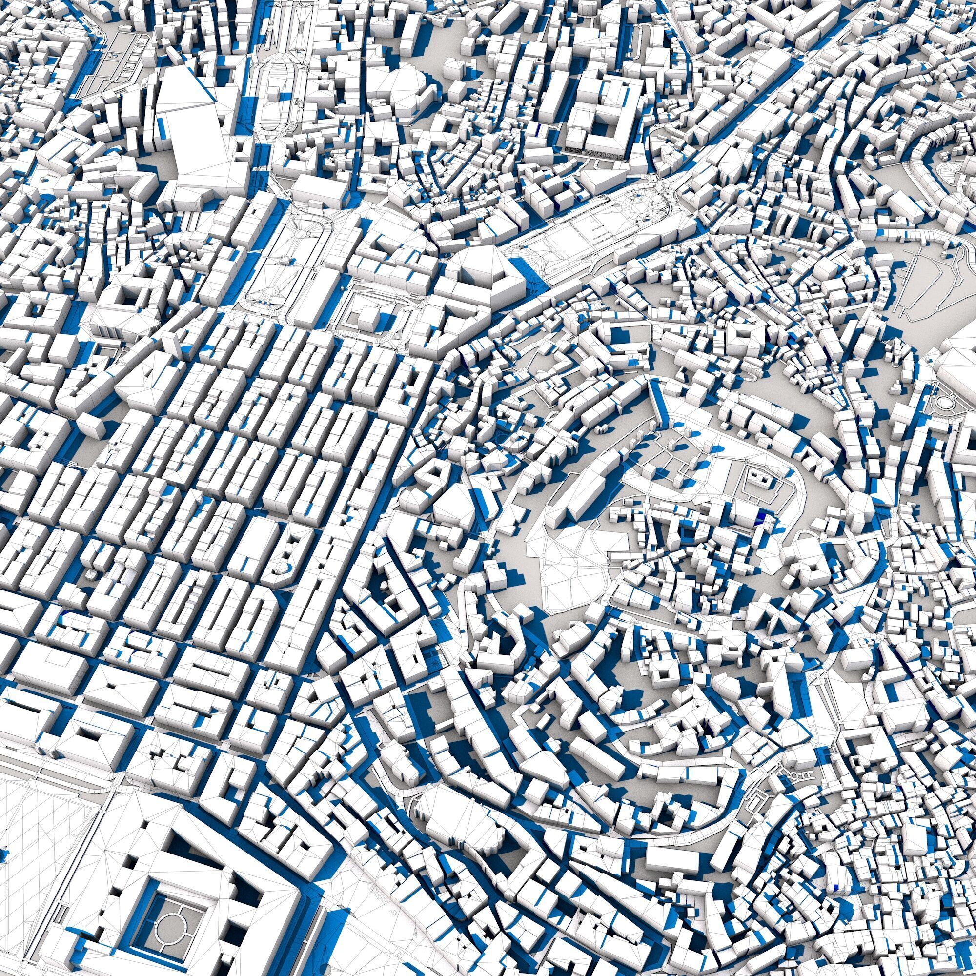 Lisbon City Portugal 3D model_7