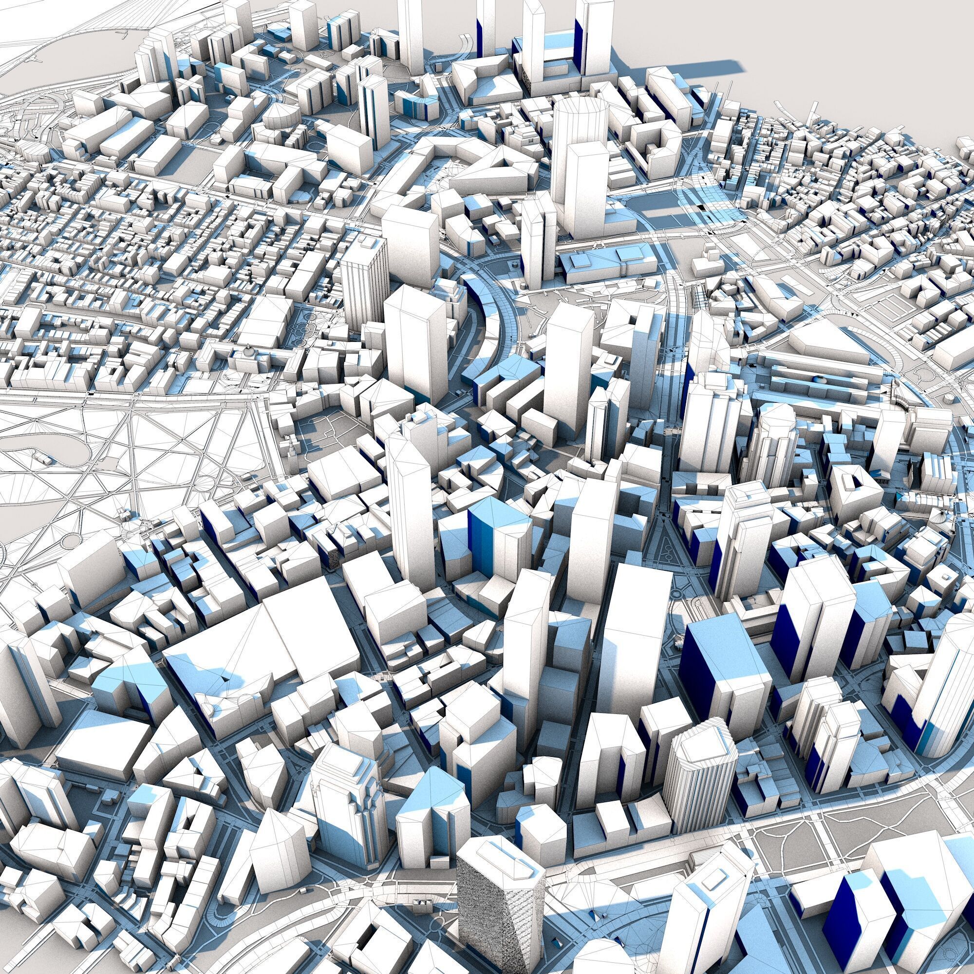 Boston City 3D model_8