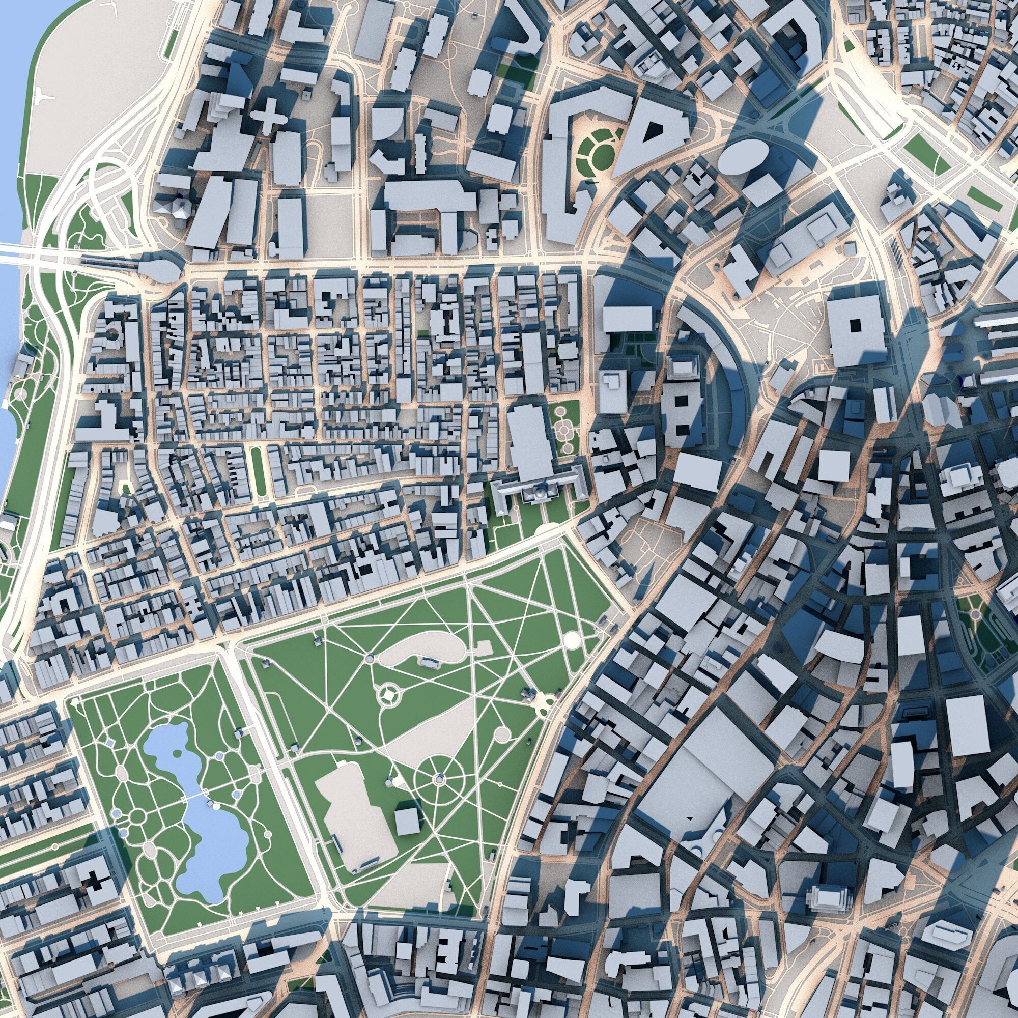 Boston City 3D model_3
