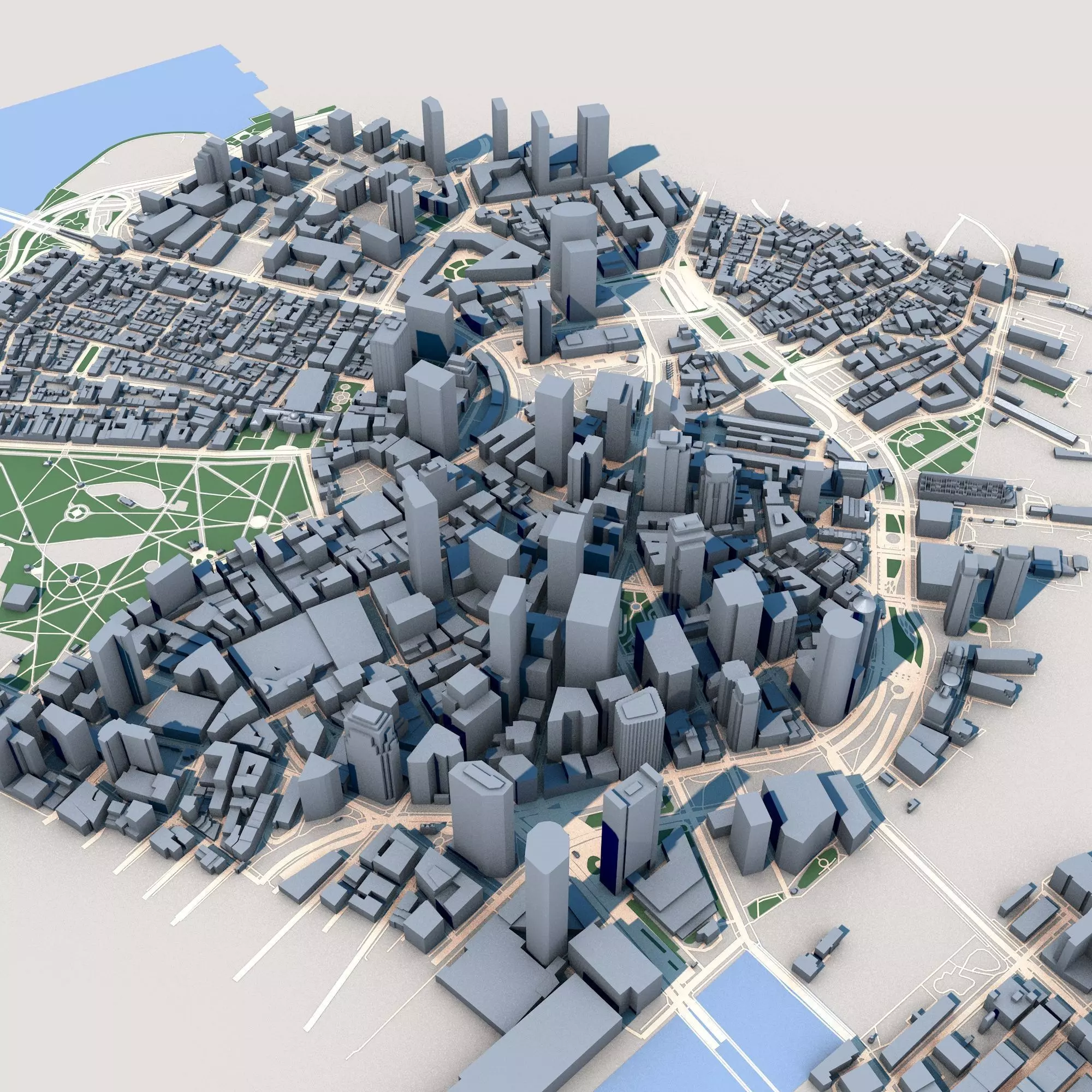Boston City 3D model_0