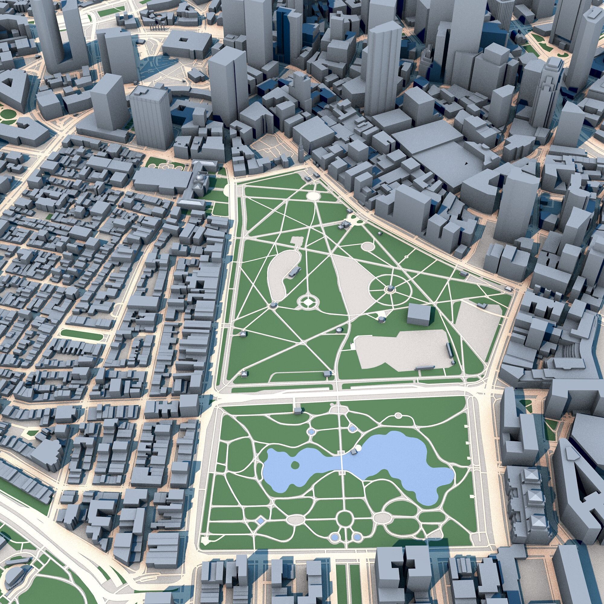 Boston City 3D model_7