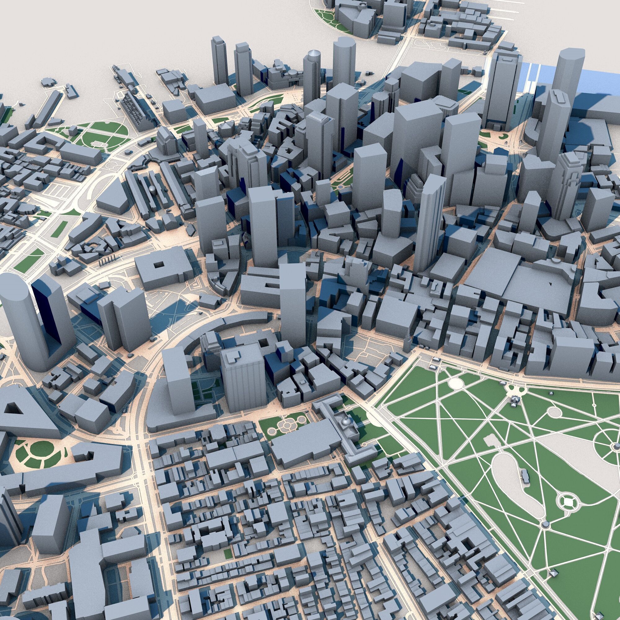 Boston City 3D model_6
