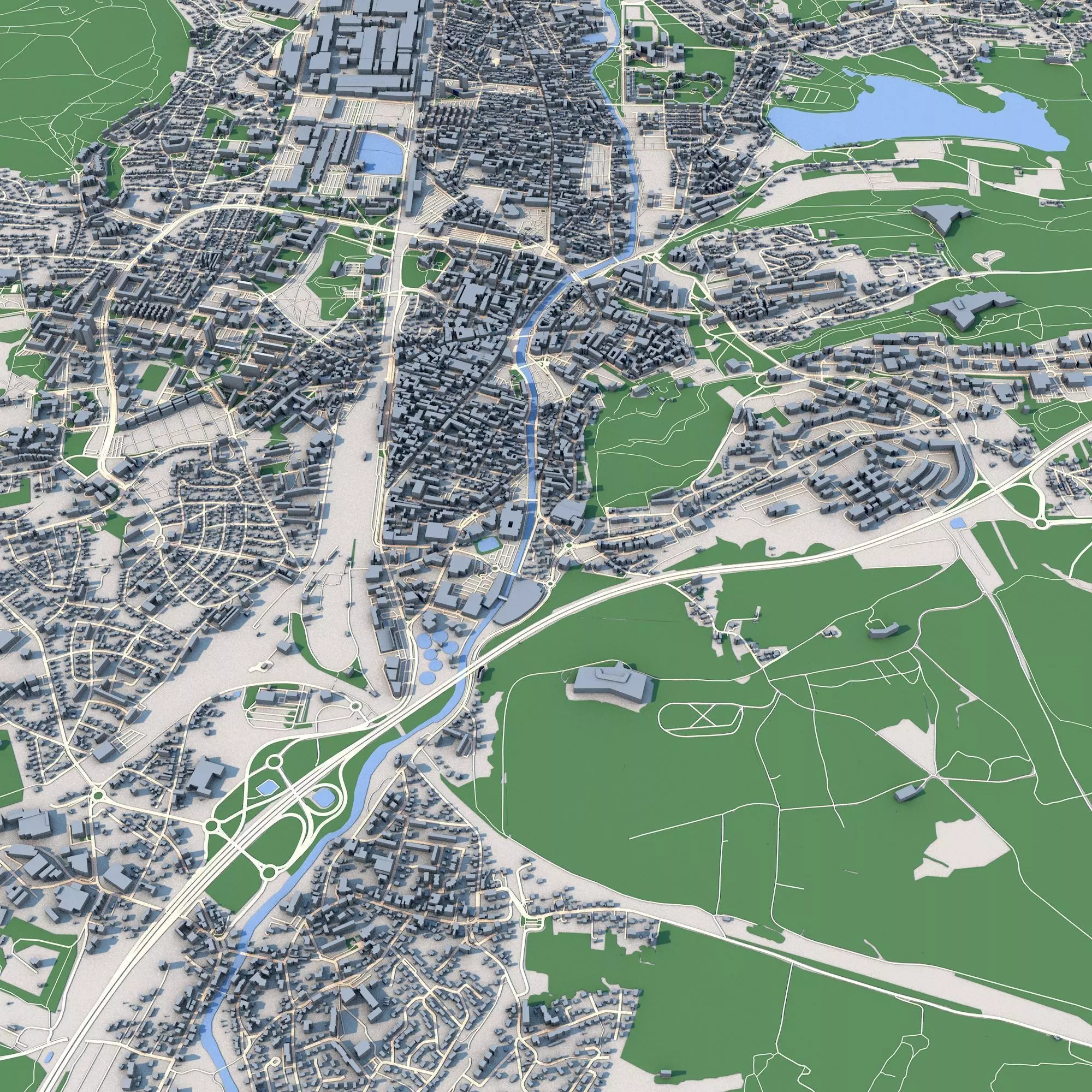 Belfort City France 3D model_0