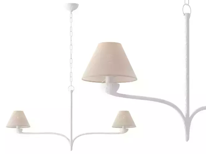 Dorsey Linear Chandelier 3D model