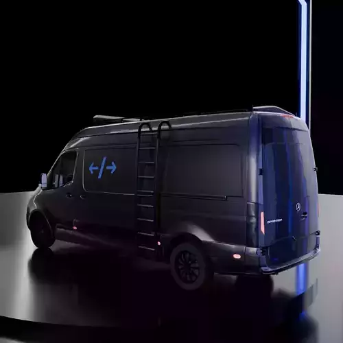  Mercedes Benz Sprinter 2022 2024 High Roof L2H2  3D Model