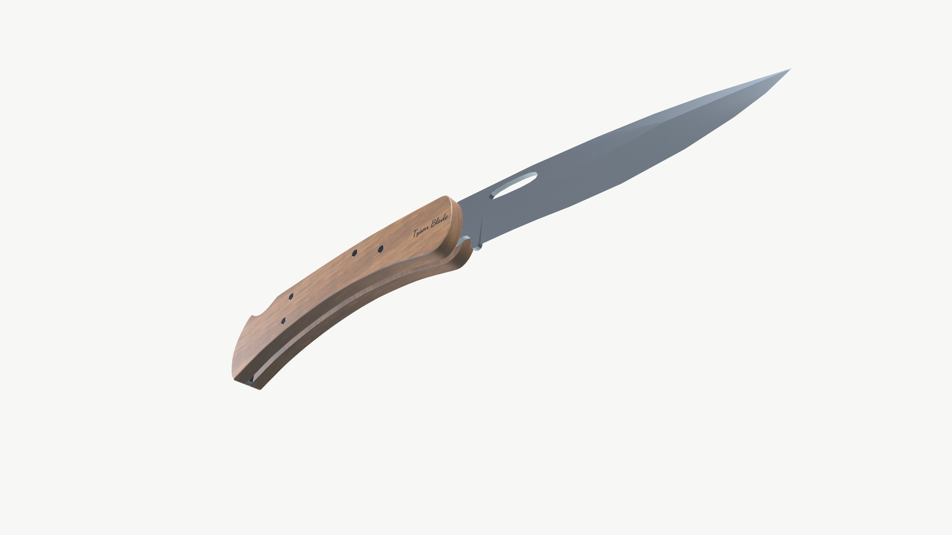 Knife 3D model_5