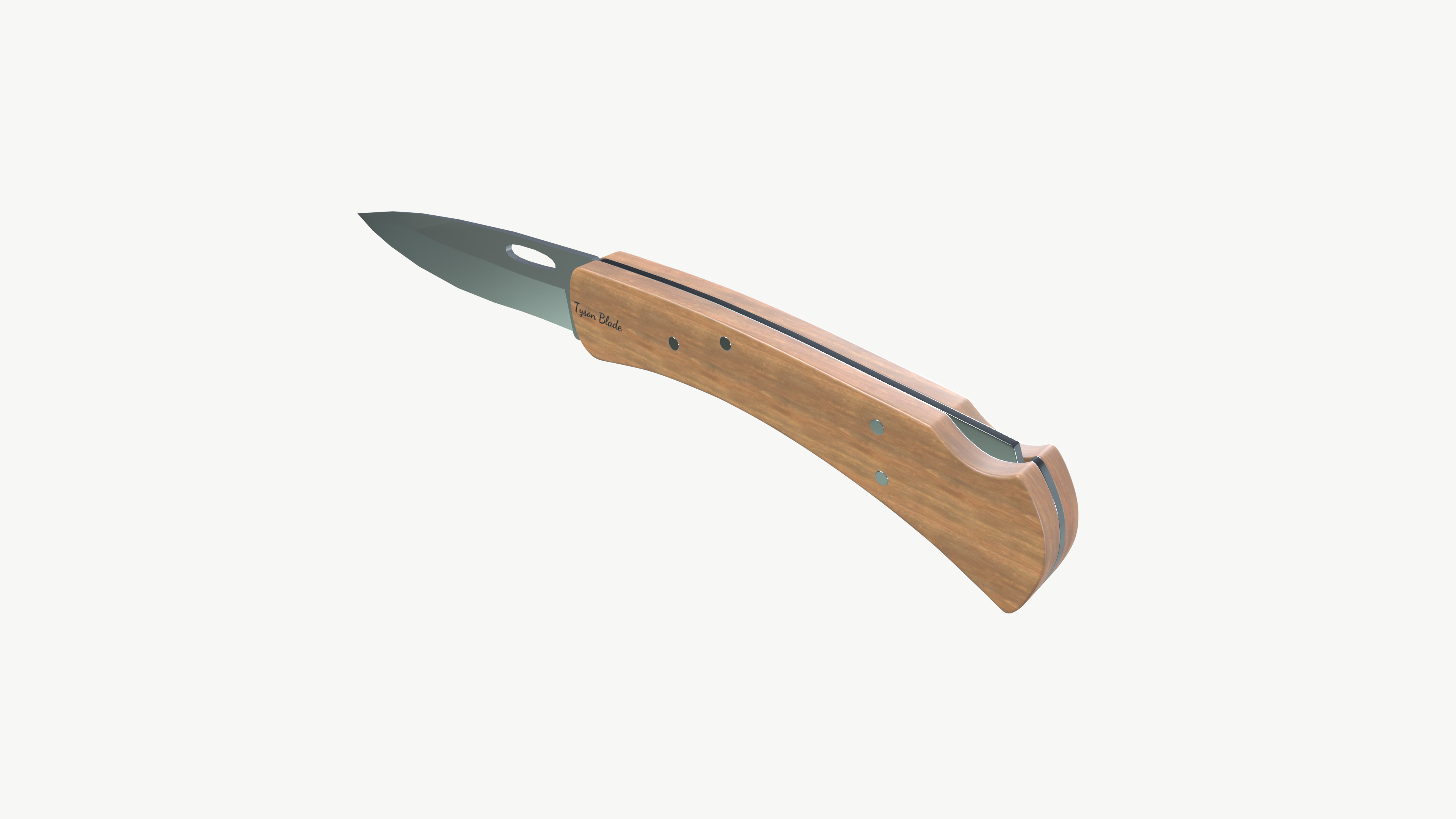 Knife 3D model_2