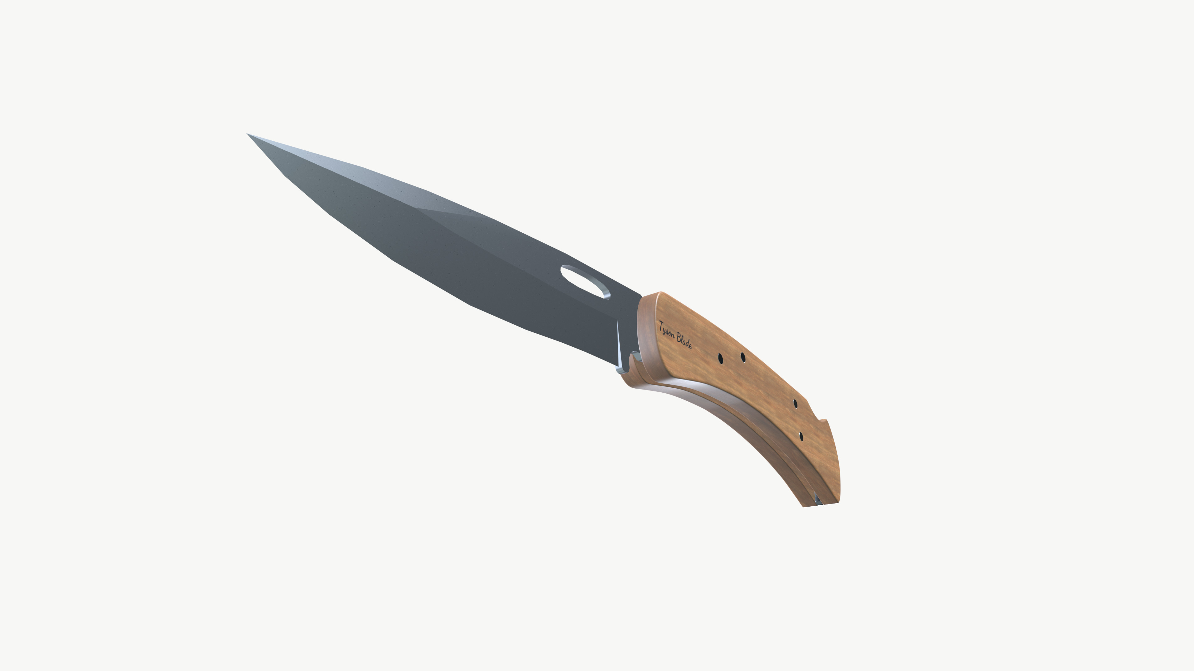 Knife 3D model_7