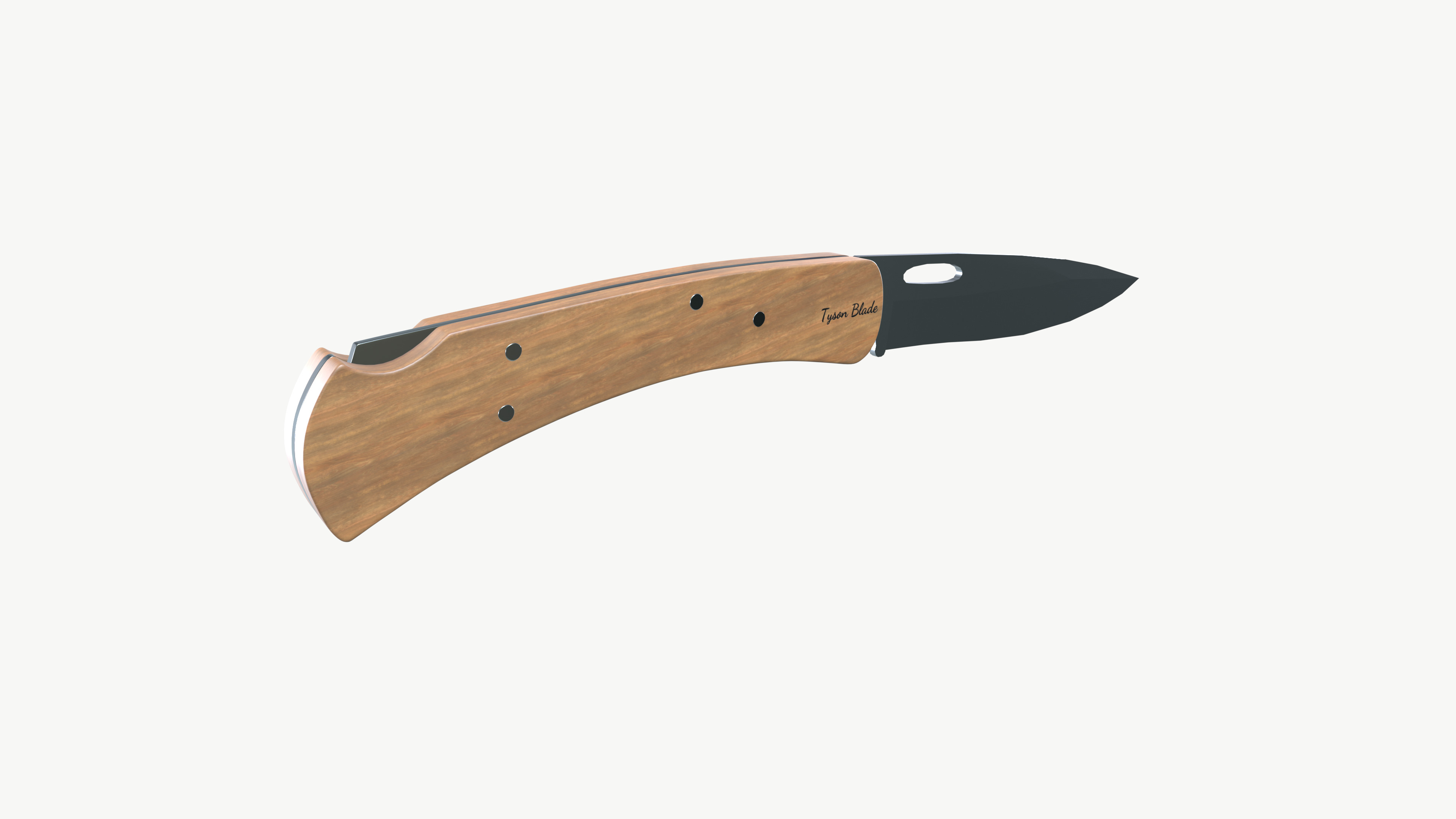 Knife 3D model_4
