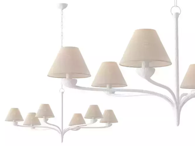 Dorsey Round Chandelier 3D model