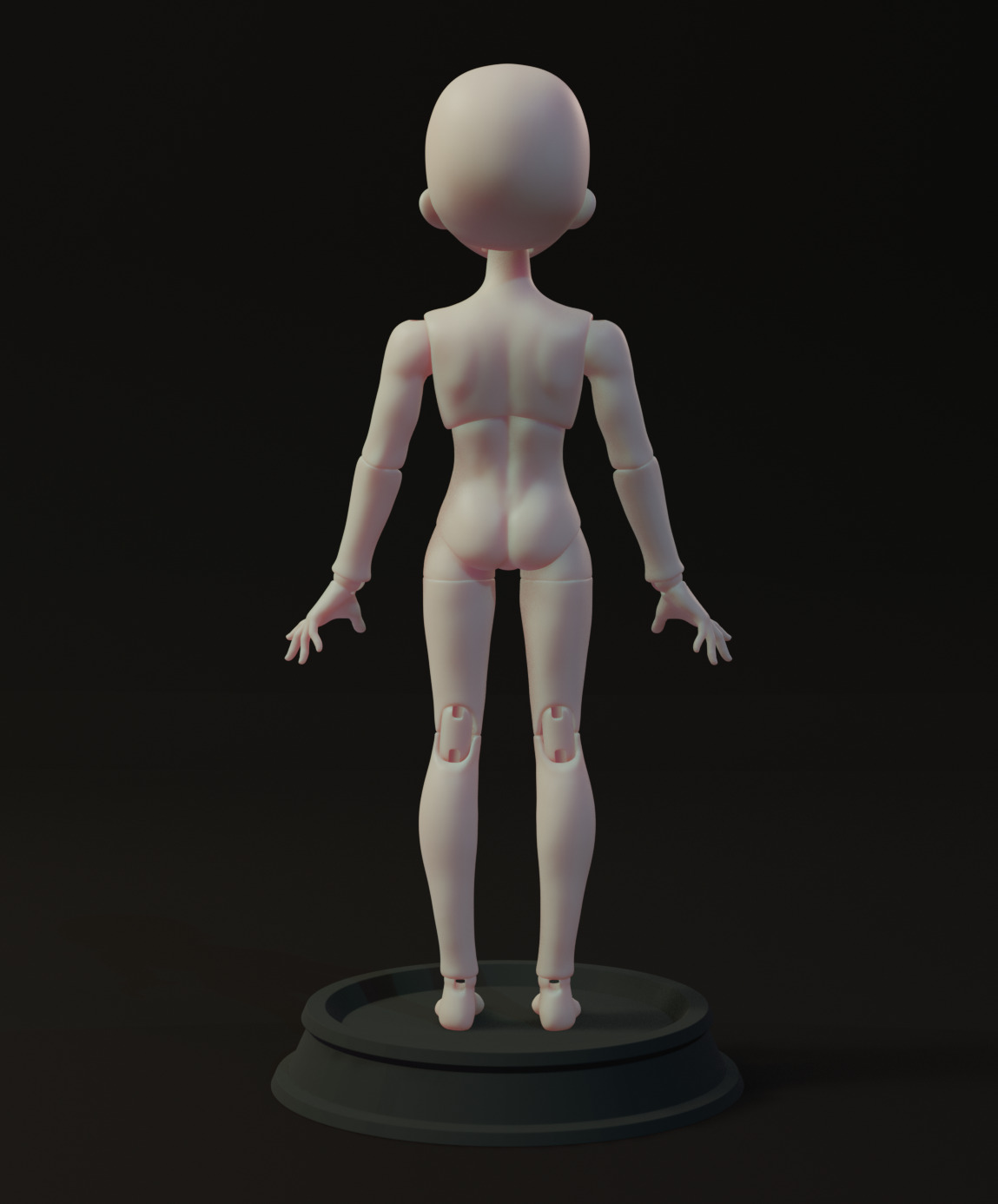 Nendoroid Body BJD 1-8 3D print model_2