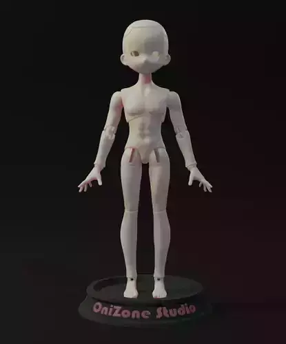 Nendoroid Body BJD 1-8 3D print model