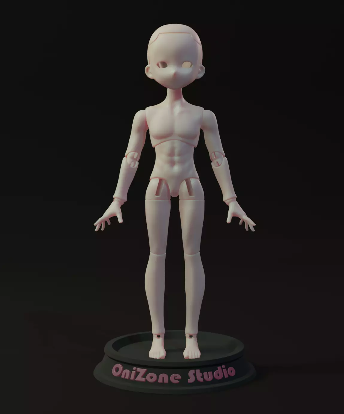 Nendoroid Body BJD 1-8 3D print model_0