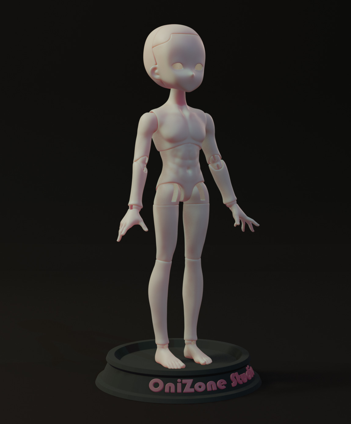 Nendoroid Body BJD 1-8 3D print model_1