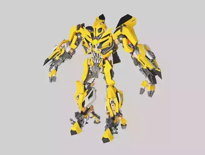 Bumblebee 3d Low-poly 3D model