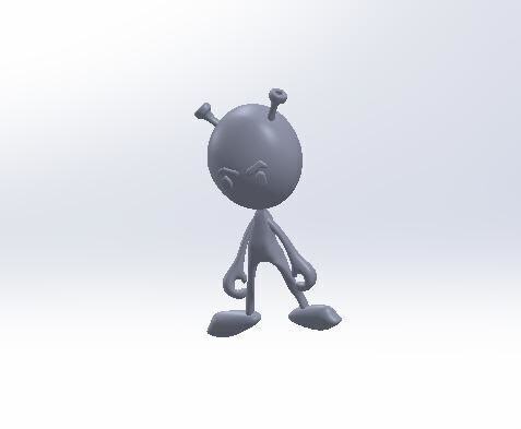 Neptune Figure 3D print model_2