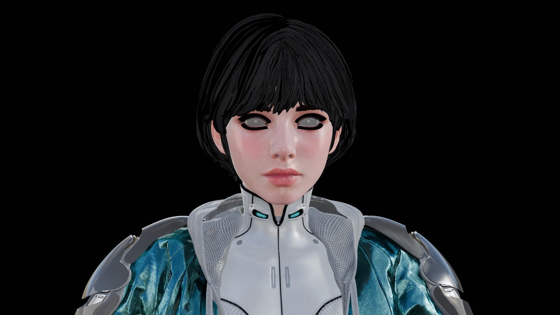 Valby Low-poly 3D model_1