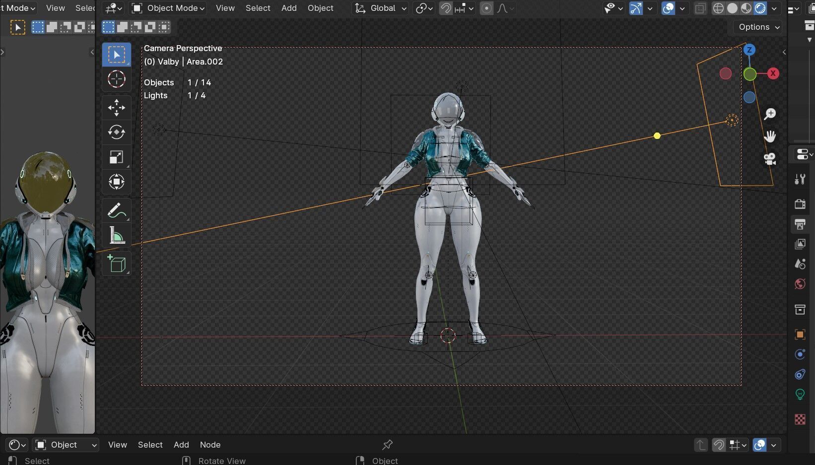 Valby Low-poly 3D model_8