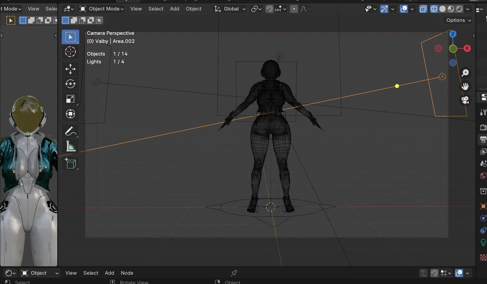 Valby Low-poly 3D model_6