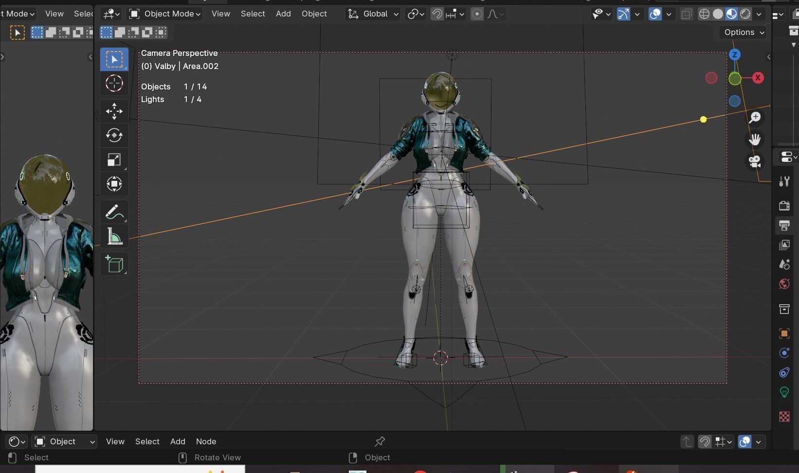 Valby Low-poly 3D model_5