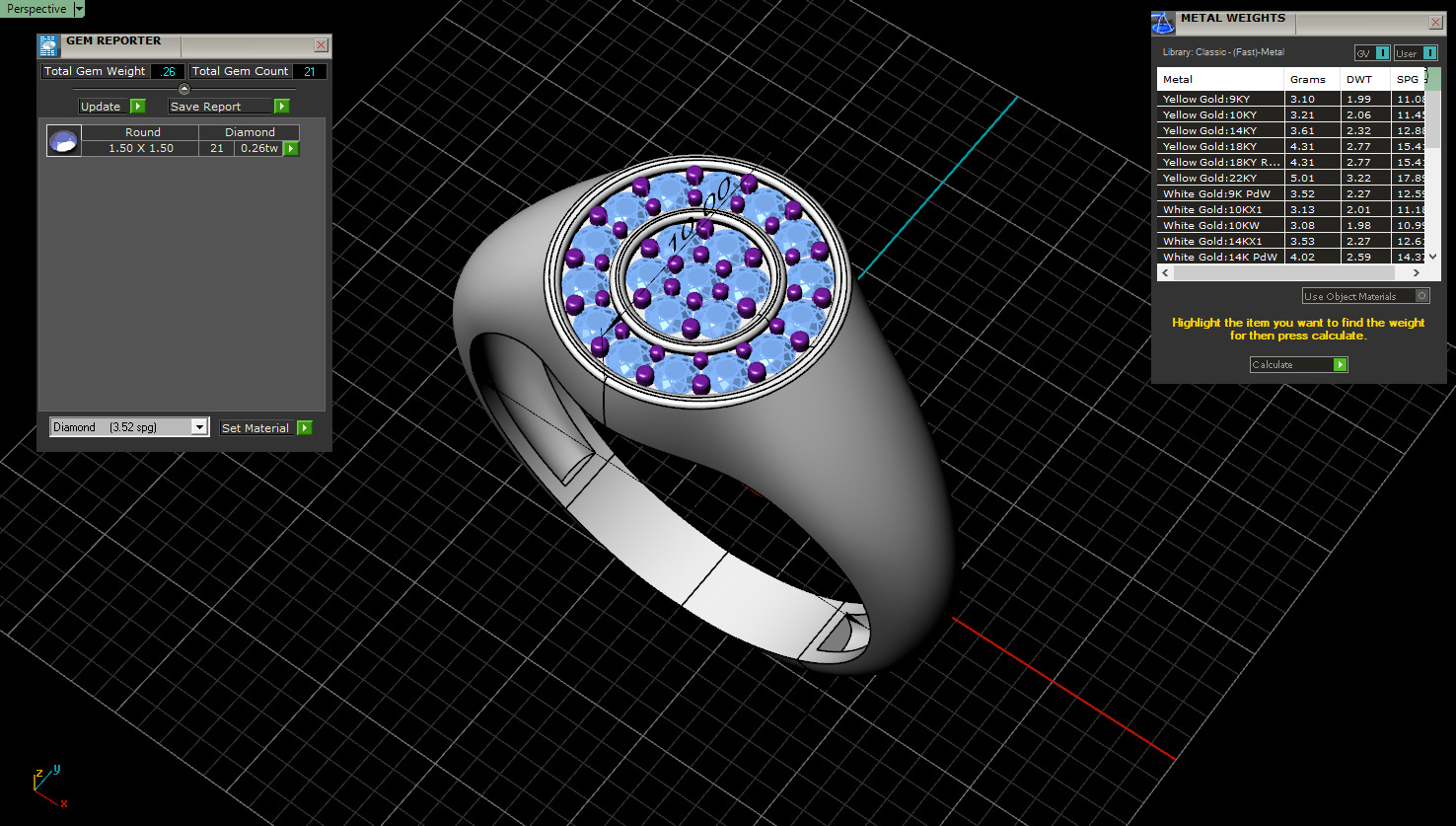 Signet ring model 1038 3D print model_4