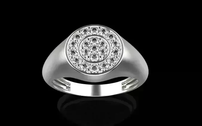 Signet ring model 1038 3D print model