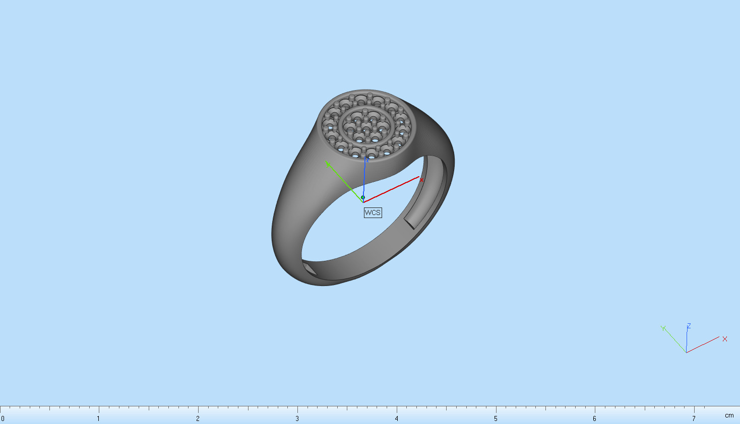 Signet ring model 1038 3D print model_9