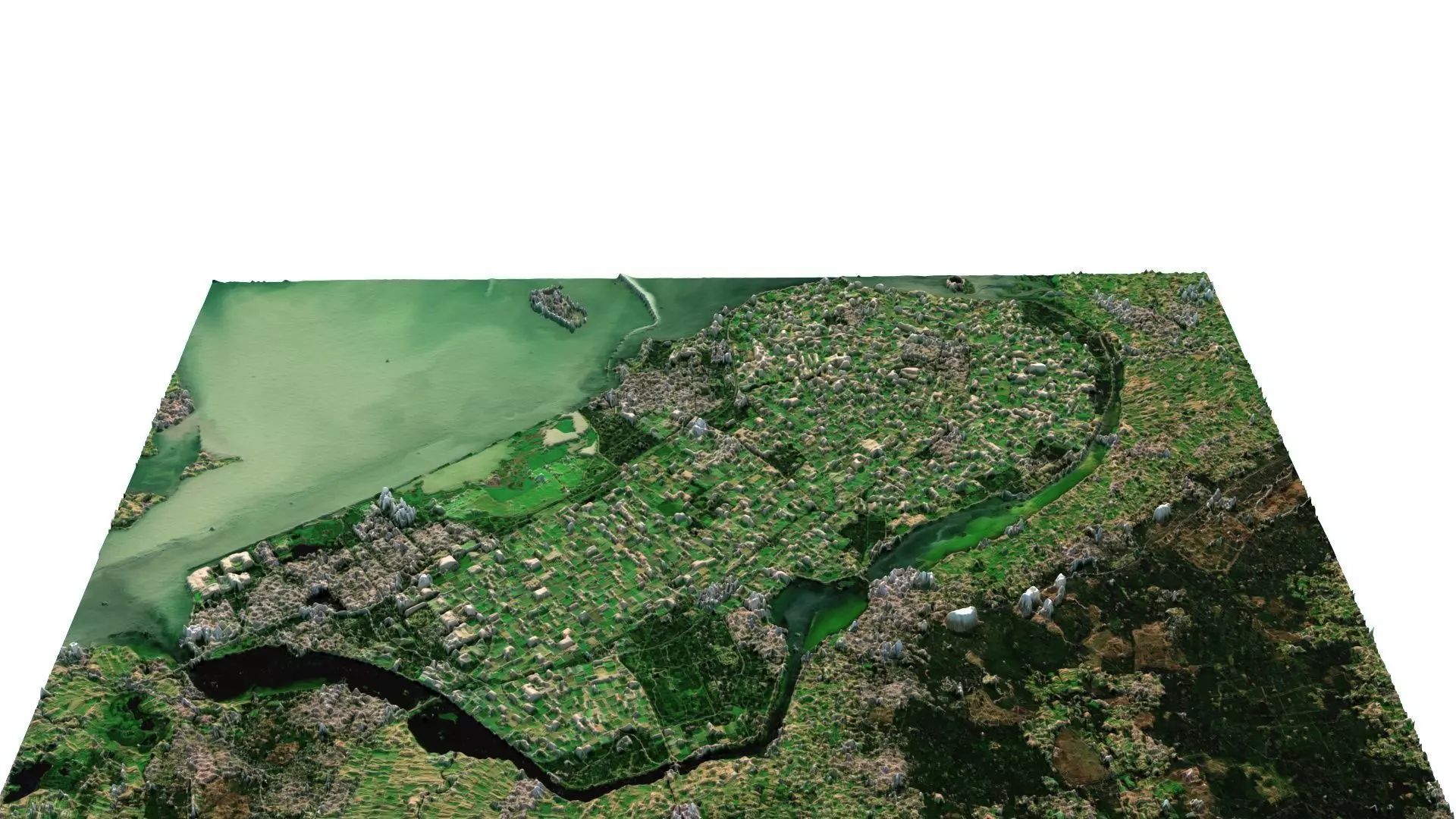 Flevopolder Island 3D model