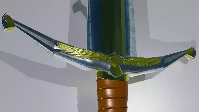 Knight sword 3D model