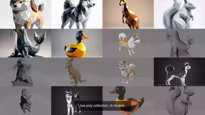low poly collection 