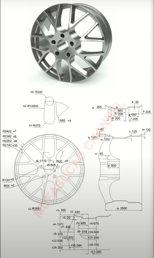 3D Sport Wheel Realistic Model 3D print model_3