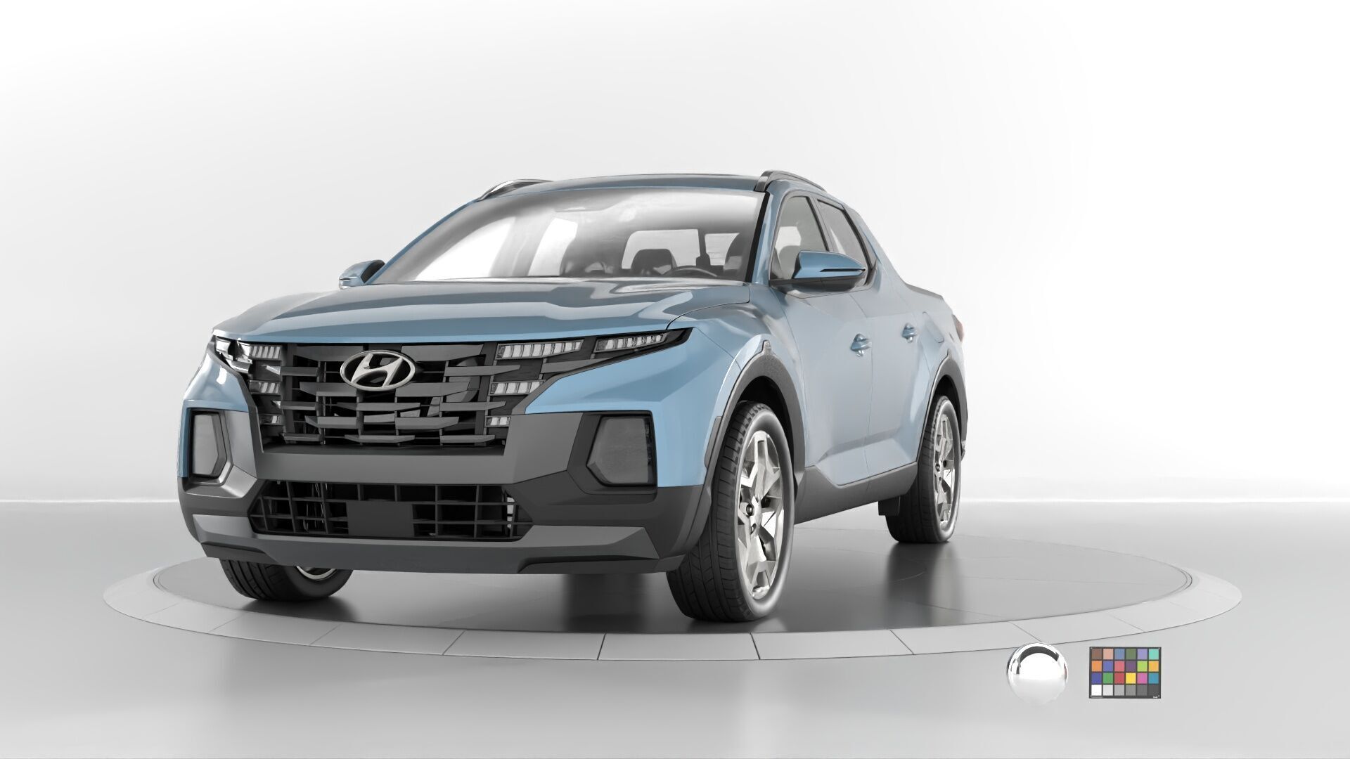 Hyundai SantaCruz 2024 -photoreal-Rigged and Render Ready 3D model_1