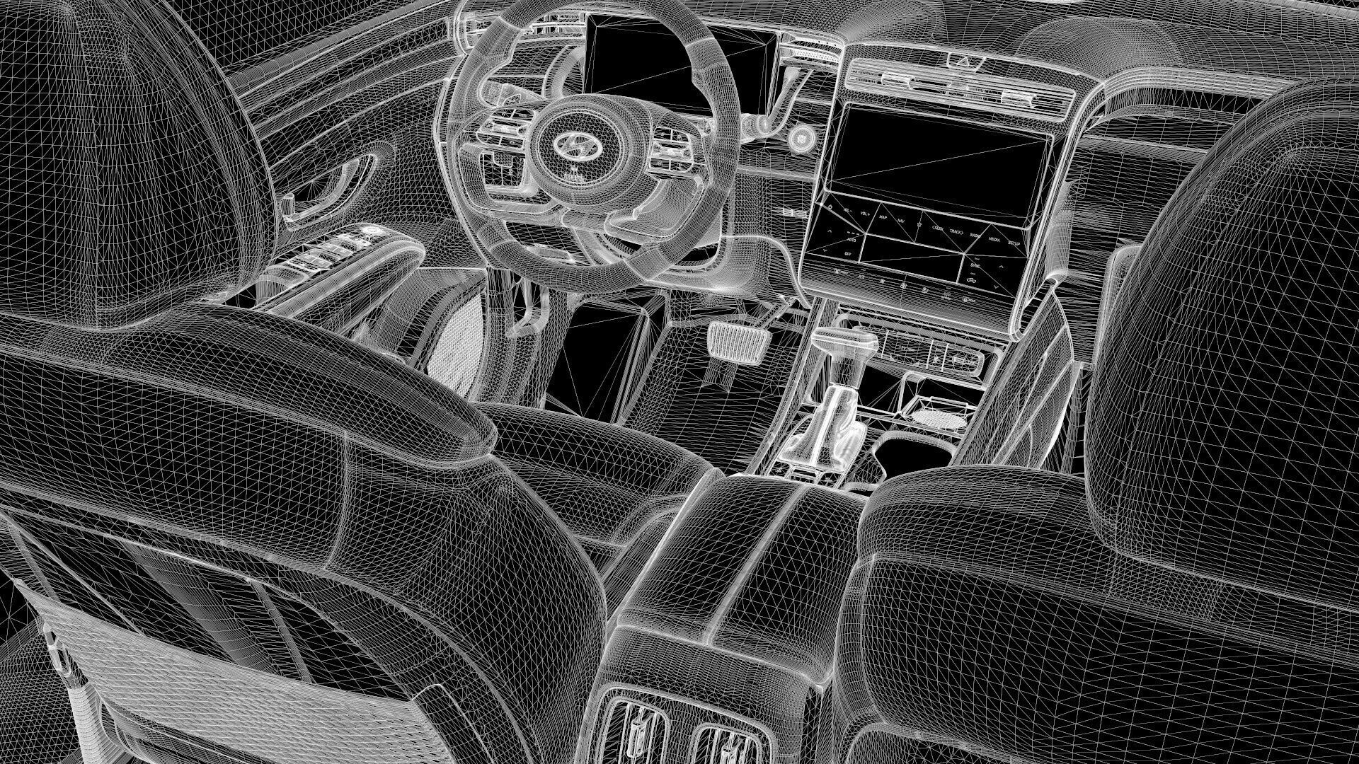 Hyundai SantaCruz 2024 -photoreal-Rigged and Render Ready 3D model_25