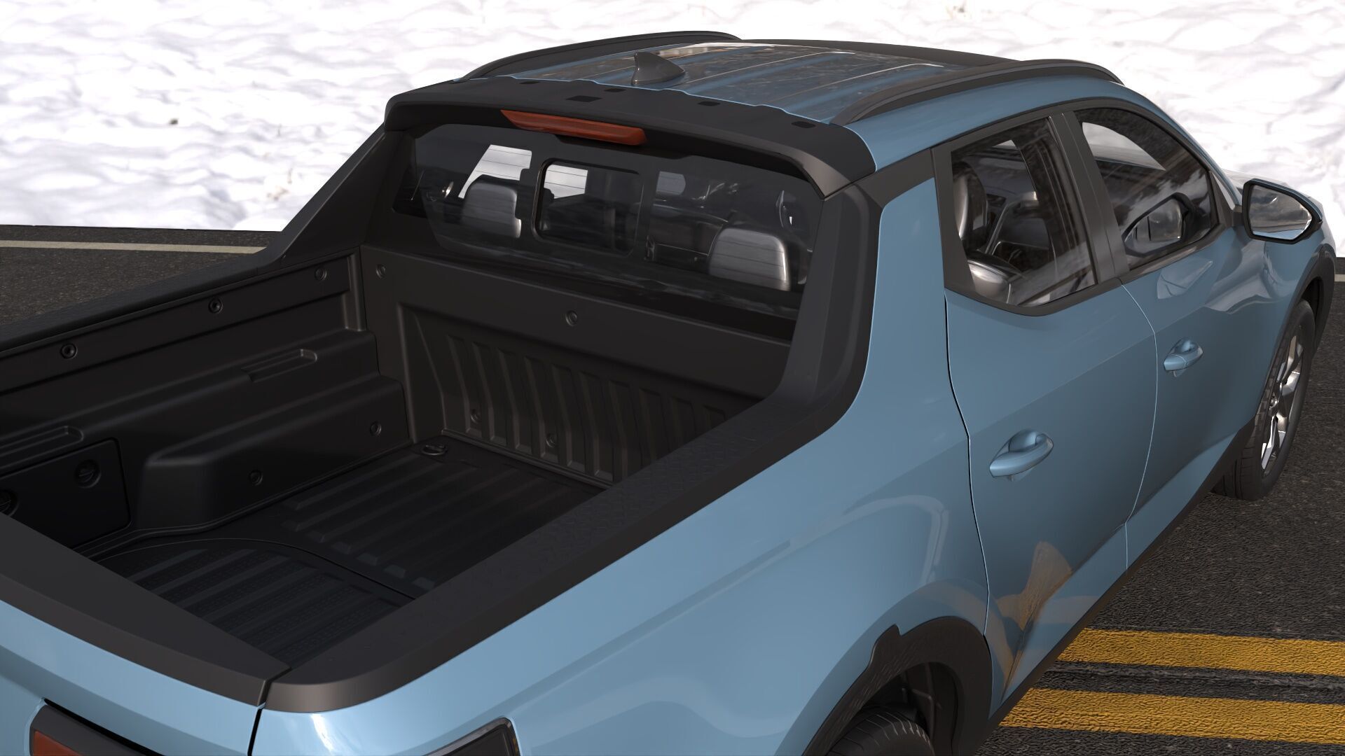 Hyundai SantaCruz 2024 -photoreal-Rigged and Render Ready 3D model_11