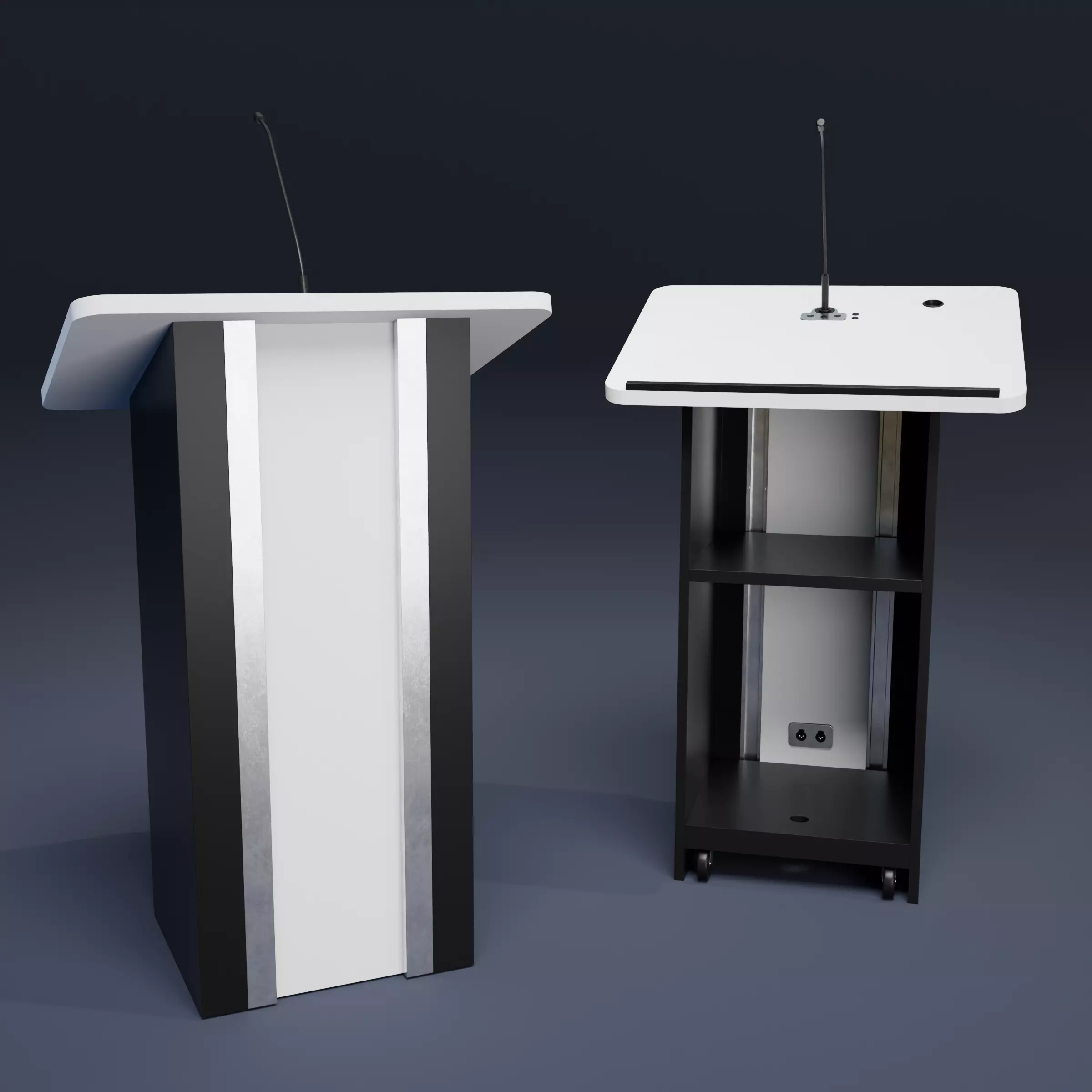 Borro Podium 3D model_0