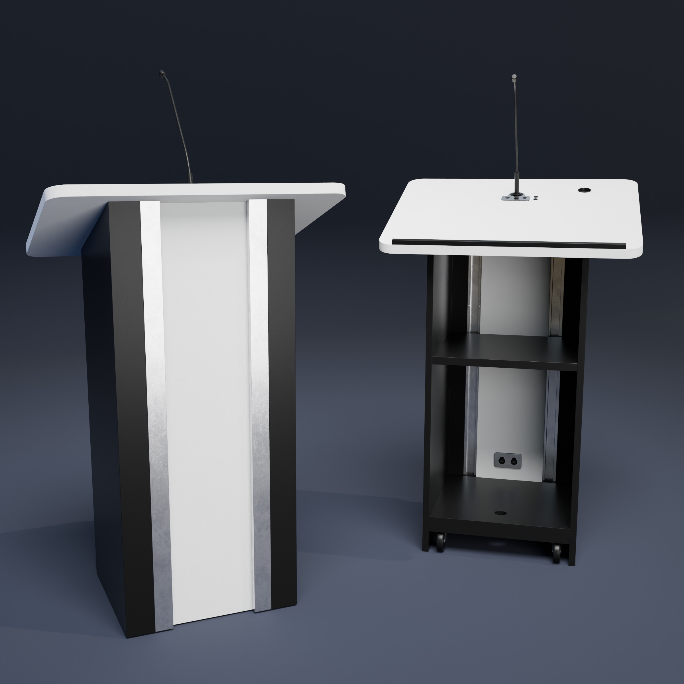 Borro Podium 3D model_12
