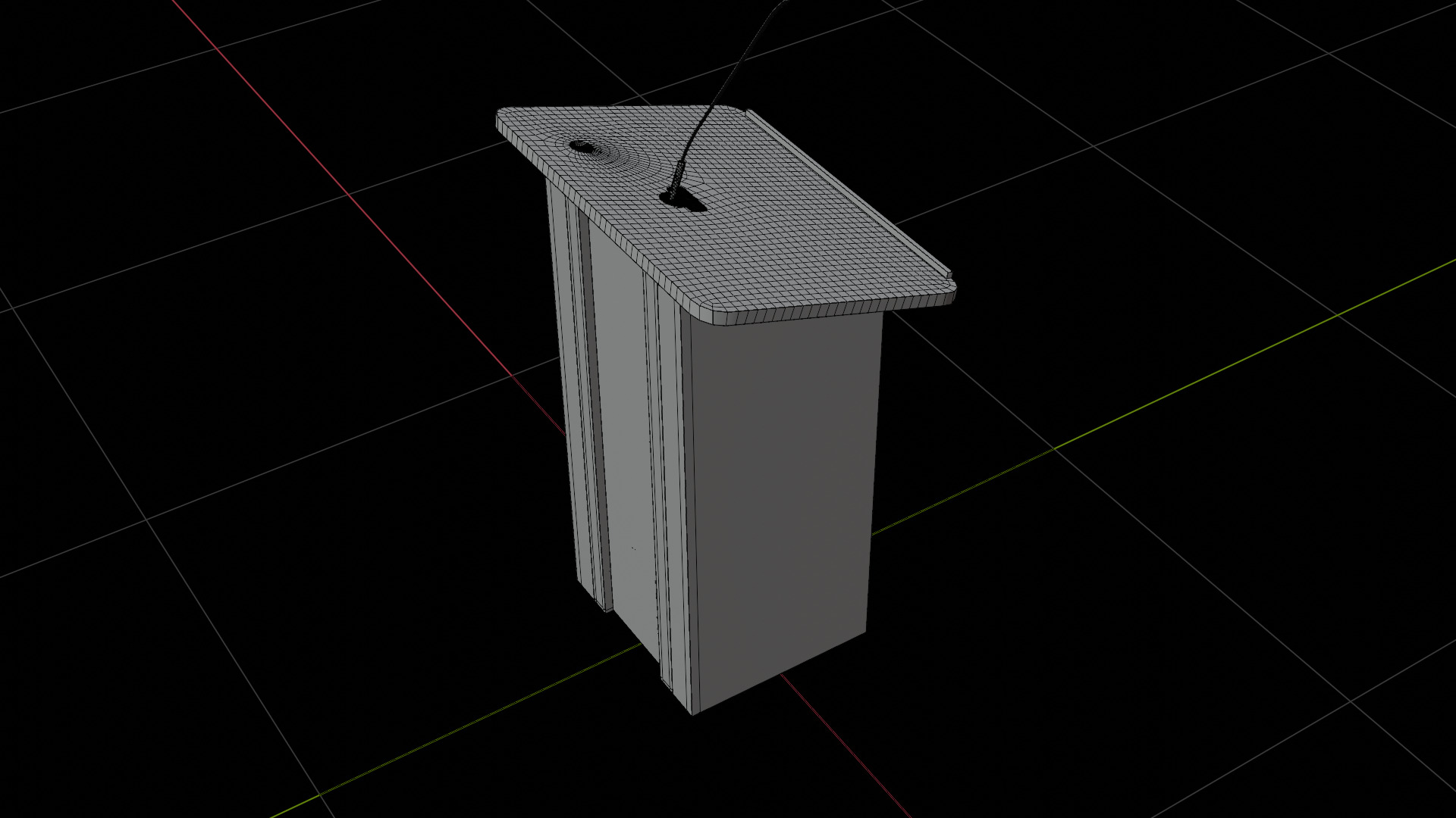 Borro Podium 3D model_16