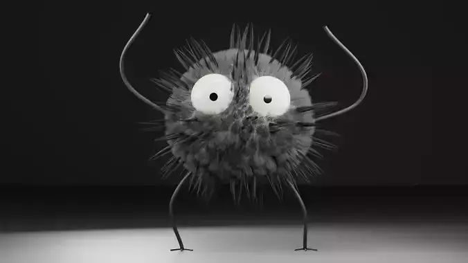 Soot Sprite 3D model
