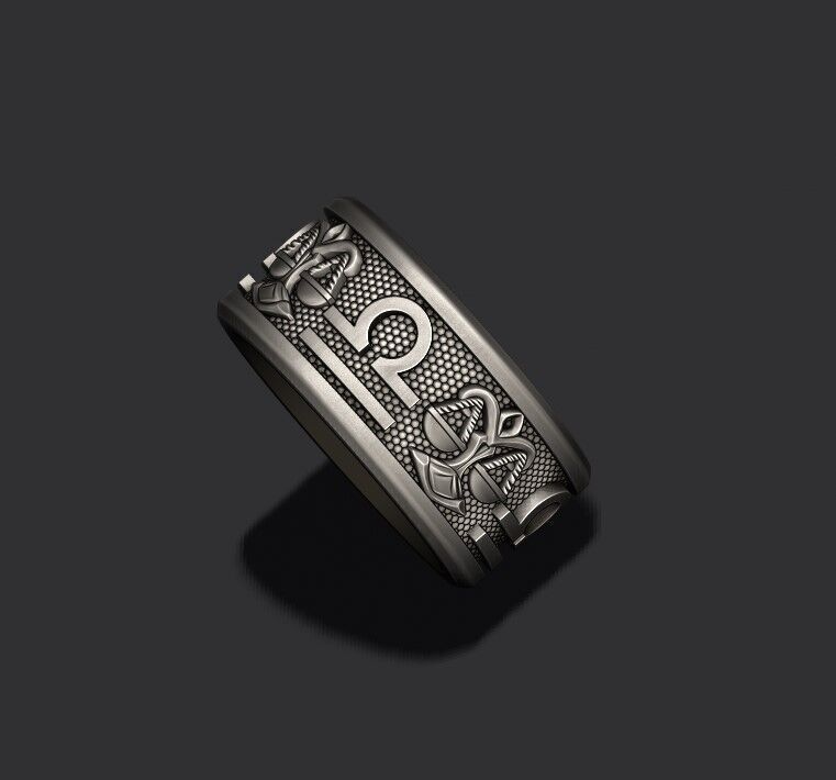 zodiac Libra The Scales lite ring 3D print model_1
