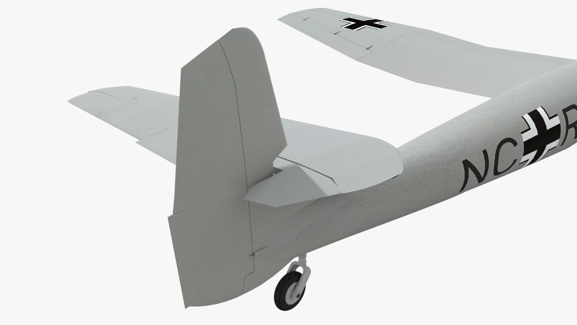 Blohm Voss BV 141 German WW2 Aircraft Low-poly 3D model_14