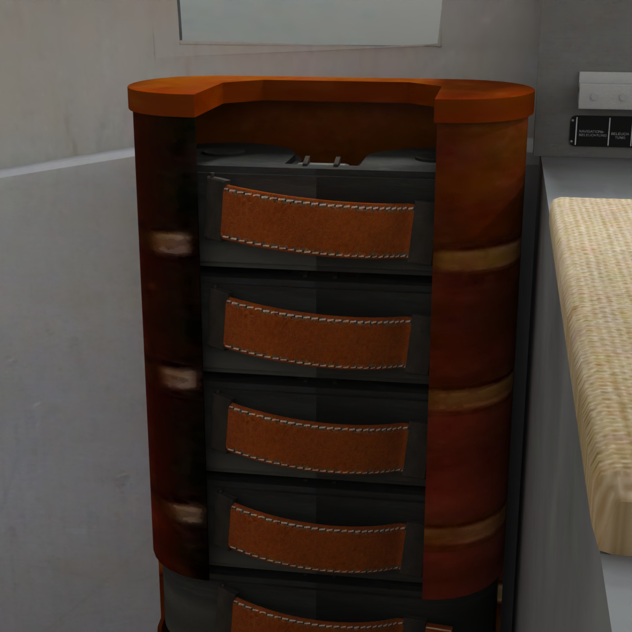 Blohm Voss BV 141 German WW2 Aircraft Low-poly 3D model_6