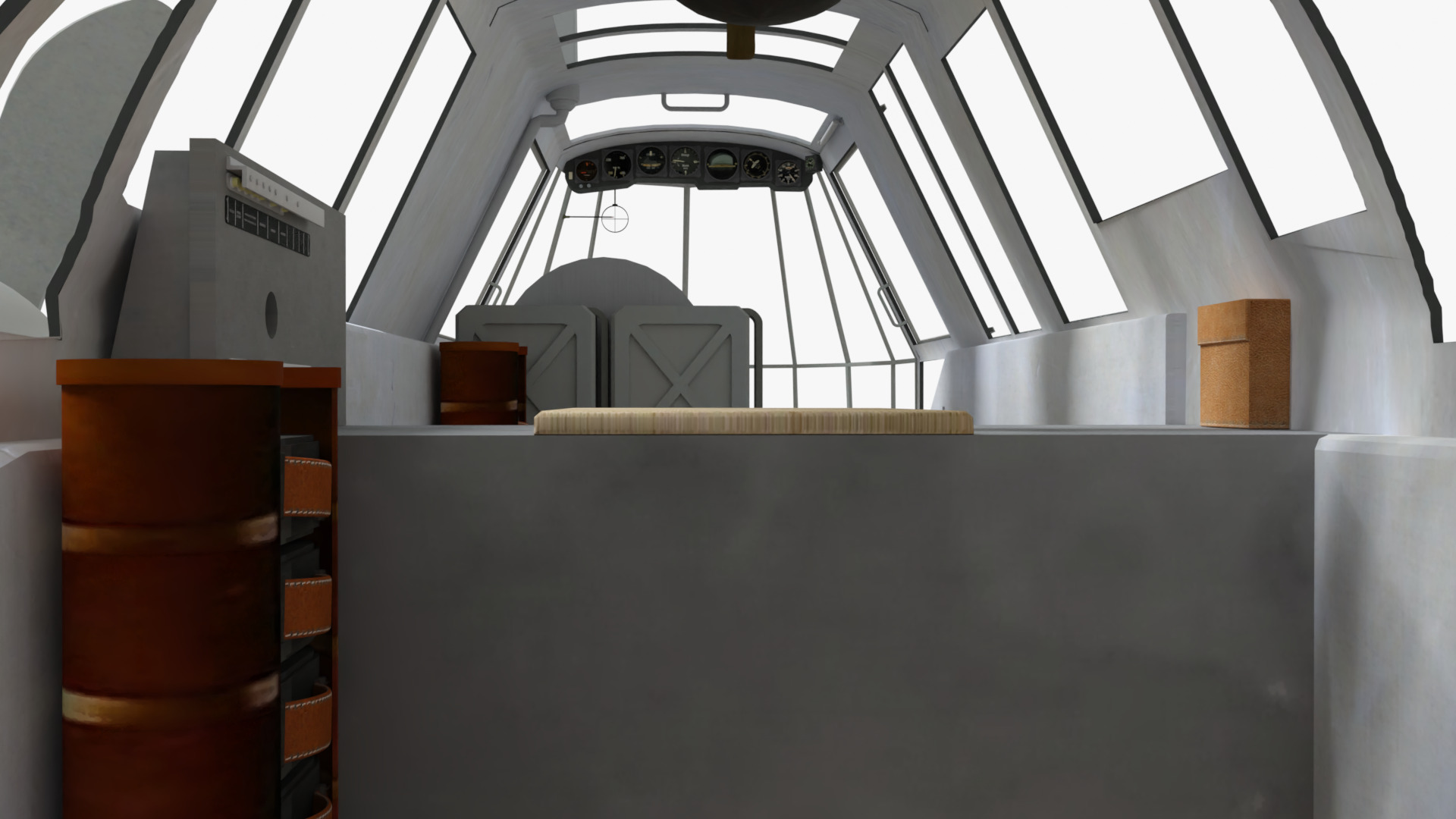 Blohm Voss BV 141 German WW2 Aircraft Low-poly 3D model_5