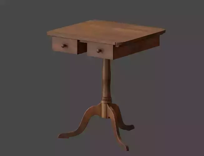 Low-Poly Shaker Sewing Stand