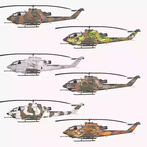 Helicopters Cobra AH-1S Collection 