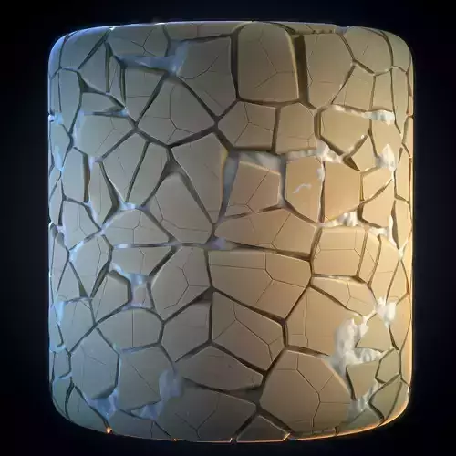 Stone Snow Stylized Material - VOL 21 - Maps - SBsar