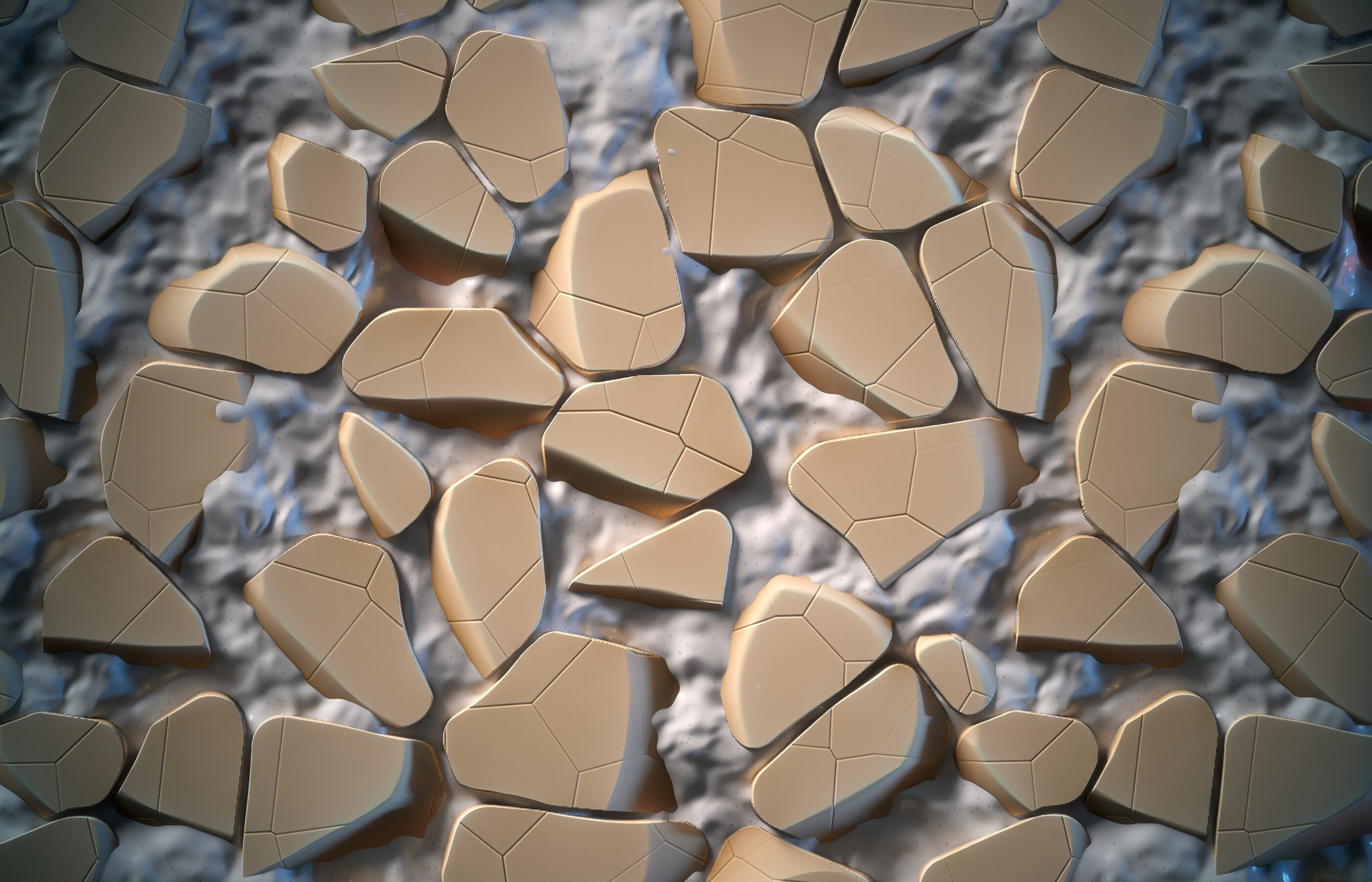 Stone Snow Stylized Material - VOL 21 - Maps - SBsar Texture_5