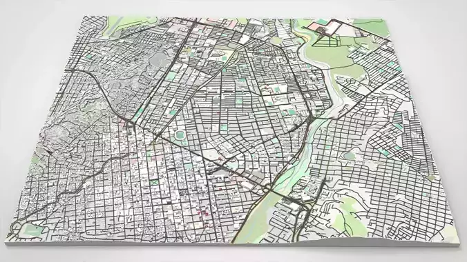 Cityscape Cucuta Colombia 3D model